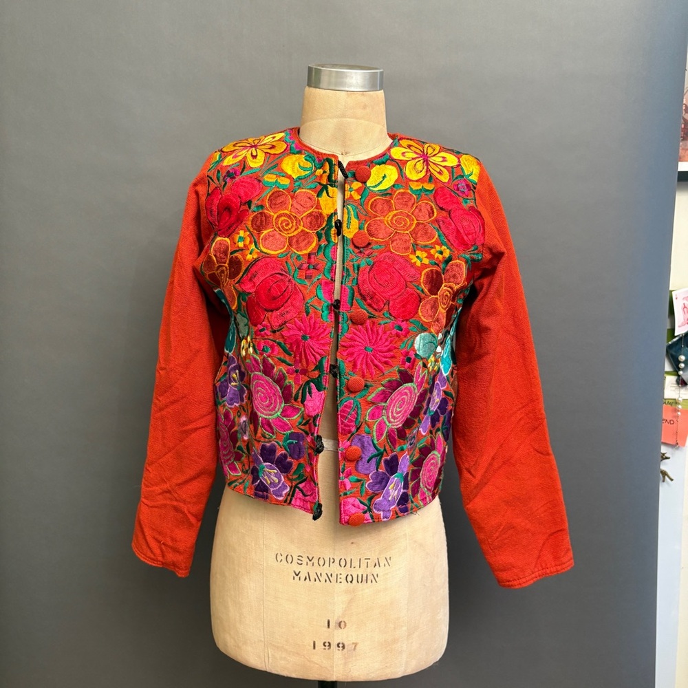 🌻 2/$60 SALE Embroidered Floral Jacket - Multicolor